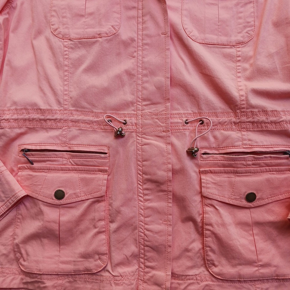 LL Bean Peach Freeport Field Utility Jacket Small - Picture 2 of 5